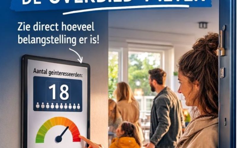 Dierense makelaar introduceert ‘Overbied-meter’ bij bezichtigingen